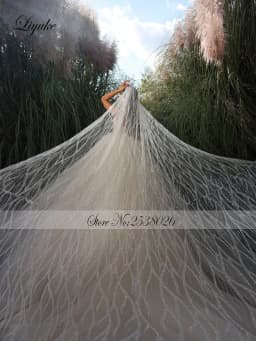 Liyuke Square Collar Ball Gown Wedding Dresses Luxury Stunning Beading Pearls Embroidery Princess Bridal Skirts
