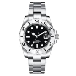 DIY Custom Automatic Watch Logo For Man High Quality NH35 Diving Mechanical Watches Sapphire Waterproof Ceramic Bezel 120 Click