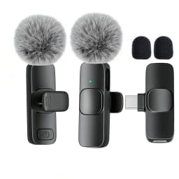 Type-C Port Professional Wireless Lavalier Microphone for Smartphones, Computers, Tablets, Plug and Play