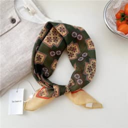 56cm Print Geometric Pattern Headscarf Scarf Square Scarves Kerchief Neckerchief Bandanas Neck Wraps Hair Ribbon Band Headband