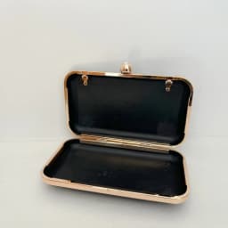 20cm Rectangle Shell Box Bag Clutch Frame Women Purse Frame Chain Clasp Loop Pearl Head Lock Handmade Accessories Materials