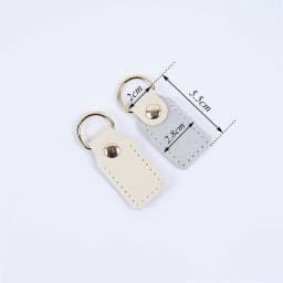 Hand Sewn Genuine Leather DIY Square Head Bag Pieces Replacement Strap Connectors Bag Buckle Accessories