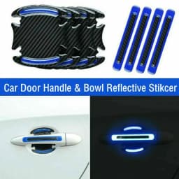 Car Door Handle Reflective Sticker Protection Sticker Door Handle Paint Surface Anti-scratch Reflective Sticker Car Accessories