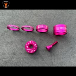 Washer, anode color handle vertical washer, wrist group cover, wrist group screw three-piece set brand new