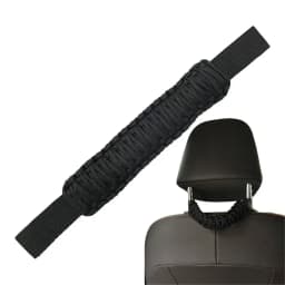 Rear Seat Grab Handle Non-Slip Woven Grab Handles Automotive Grab Bar Rear Seat Paracord Handles For Off-Road Vehicles Doorless