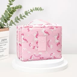 Designer Luxury Portable Cosmetic Storage Bag Makeup Pouch Women Large Multi-compartment Travel Wash Toilet Bathroom Organizers