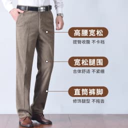 2025 Cotton Corduroy Pants Men Soft and Comfortable Fabric Corduroy Joggers For Middle-aged Men Dad Husband Daily Office Pants