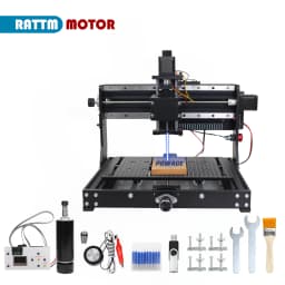 [BR Stock] 500W 220V CNC 3020 Plus Router GBRL Control for Metal Acrylic MDF Linear Guide With 2.8inch Touch Control
