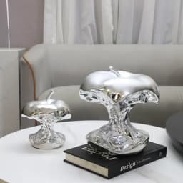 Electroplating Art Resin Carving Apples, Pear Statues, Living Room Decoration, Fruit Model Sculpture Crafts, Home Decoration