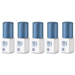 5 Bottles SKY S+ Glue for Eyelash Extensions 5ml Original Korea Sky Blue Cap False Lash Glue Makeup Tools Beauty Shop Supplies