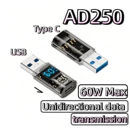 140W 60W 36W USB Type C Converter Digital Display 40Gbps 8K Video Fast Charging USB Adapter for iPhone 17 iPad Laptop Monitor