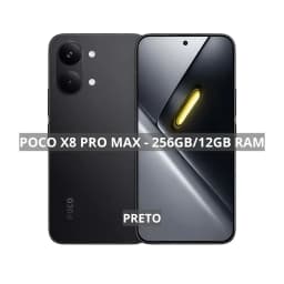 Xiaomi Poco X8 Pro Max 5G, 256GB+12GB RAM, Smartphone Processador MediaTek Dimensity 9500s, Bateria 8500 MAh, Versão Global