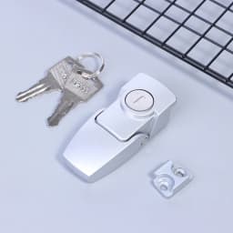 Dk604 Buckle Lock Stainless Steel Cabinet Latch Drawer Security Toggle Lock With Two Keys