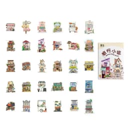 46pcs/30pcs/box Cute Strawberry Fresh Fruit Plants Florals Coffee Theme Magician Diary Journaling DIY Creative Seal Stickers
