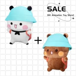 New Bubu And Dudu Panda Plush Cute Cartoon Panda Bear Doll Kawaii Stuffed Soft Pillow Toy Y2k Room Decor Gifts