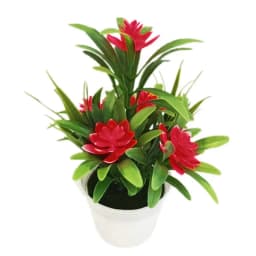 Artificial Plant Lily Flower Pinecone Potted Plants Home  Wedding Living Room Table Shop Decor Artificial Aquatic Plants Bonsai