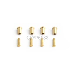 3/10Sets Silver/Gold Stainless Steel Rectangle Eyelets Screws For Handbag Shoulder Bags Lock DIY Hardware Repair Fix Accessories