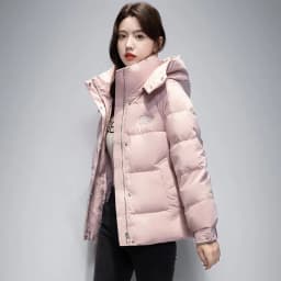 2026 Winter New Women's Korean Jacket Version Down Cotton-Padded Jacket Short Coat Short Female Padded Hooded Overwear