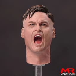 1/6 Scale Male Soldier Vasily Lebin Peiper Miller Egon Laina Head Sculpt Carving Model Fit 12'' Action Figure Body Dolls