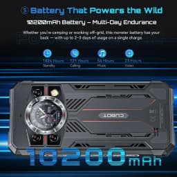Cubot Kingkong 11 NFC 5G Rugged Phone Dimensity 7025 1.45" Rear Dual Screen 10200mAh 8GB/16GB+256GB Phone108MP 33W Cellphone