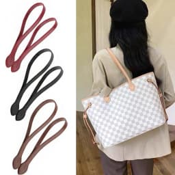 1pair PU Leather Shoulder Bag Strap Detachable Bag Handles Handbag Band Handle Replacement DIY Handbag Crafting Accessories HOT
