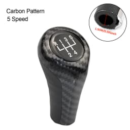 For BMW 1 3 5 6 Series E46 E53 E60 E61 E63 E65 E81 E82 E83 E87 E90 E91 E92 X1 X3 X5 Matt Chromed Gear Shift Knob 5 / 6 Speed