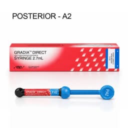 NEW Dental GC Gradia Direct Light‑Cured Composite Restorative 2.7mL  Nano Resin Filling Material for Anterior Posterior Teeth