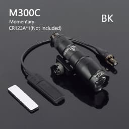 Tactical Surefir M600 M300 Airsoft Powerful Flashlight Dual Pressure Switch AR15 20mm Rail Hunting LED White Lamp Scout Lights