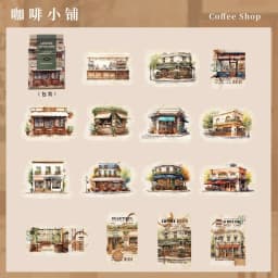 46pcs/30pcs/box Cute Strawberry Fresh Fruit Plants Florals Coffee Theme Magician Diary Journaling DIY Creative Seal Stickers