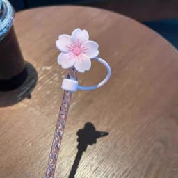 Cute Bear Straw With Dust Cover Cap Silicone Kawaii Cat Claw Straw Stoppers For Tumbler Pink Straws Tip Cover Protector 7mm