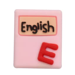 1pcs PVC Shoe Charms Folder Book Graduation School Bus Teacher Schoolbag Sandals Shoes Decoration Fit Wristbands Kid Party Gift