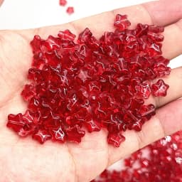 New 30pcs 8mm Five-pointed Star Matte Glass Beads Loose Spacer Beads for Jewelry Making DIY Handmade Bracelets Earrings