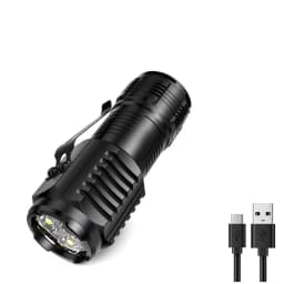 Mini Portable Flashlight Nine XPE Lamp Beads Strong Lighting Using 3*AAA Batteries Pocket Outdoor Emergency Torch Children Gifts