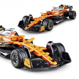 1:43 Diecast Formula 1 Racing Car #16 Metal Alloy Vehicle Model Mini Toy Desktop Decoration Birthday Gift for Boys