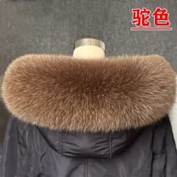 Real Fox Fur Collar Women Universal Hat Strip Down Jacket Fur Collar Winter Warm Fur Scarf Shawl Luxury Neck Warmer Fur Scarf