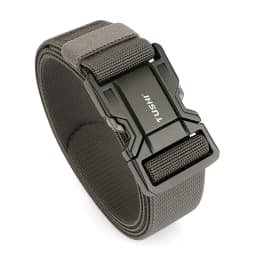 VATLTY New Elastic Casual Belt for Men Quick Release Metal Buckle Tactical Outdoor Girdle Adjustable Blue Hiking Belt Male