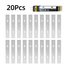 100/50/20/10Pcs Floor Tile Shovel Scraper Blade Replacement Refined Remove Stains Silver 100*18mm Accessories Ceramic Cleaning 