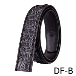 3.5cm Cowskin Genuine Leather Belts for men Replacement Belt without buckle Crocodile Solid Brown Blue Red Black Leather Belts