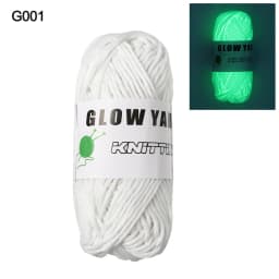 50g/roll Luminous Chunky Yarn Polyester Hand Knitted Glow in the Dark Knitting Wool DIY Handmade Weave For Cardigan Scarf Hats