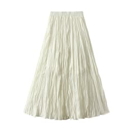 Women's Spring Summer Solid Pleated Half-body Skirt 2026 Korean Fashion A-Line Long Skirt Female Elegant Casual Luxury Skirt