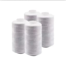 Home Sewing Thread DIY Hand Sewn Black And White Thread 500m 402 Polyester Sewing Thread Material