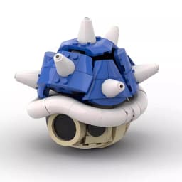 Mymocs MOC Game Anime Figures Kart Spiny Shell Turtle Model Sets DIY Creative Building Blocks Toys Christmas Gift