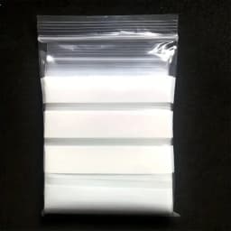 100pcs/lot Glued Stone Sealing Bag Clear Plastic Writable Jewelry Making Bead Gem Storage Reclosable Self Sealing Accessories