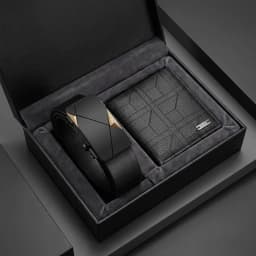 2pcs High Quality Simple Nen's Belt Wallet Set Fashionable Men's Business Belt Accessories Ideal Gift For Father and Boyfriend