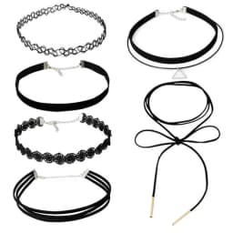 Chokers for Parties Beads Bow Flowers Circular Crown Pearl Tassels Gothic Sexy Lacy Lace Women Necklaces Neck Jewelry Girl Gift