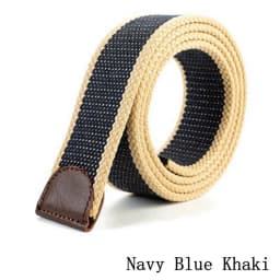 Belts For Man Canvas Belt Width 3.8cm Thickness 4mm Country Style Western Wear Belt Jeans Belts Fashion Belts (No Buckle)
