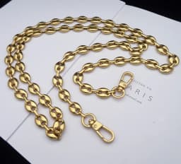 Gold Interchangeable Bag Chain Shoulder Strap Purse Chain Accessories Purse Straps Shoulder Cross Body Replacement Buckles