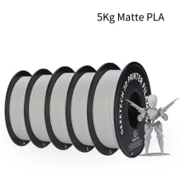 Geeetech 5kg Matte Filament PLA 1.75mm, 3d printer Material polylactic acid, frosted texture, Vacuum packaging