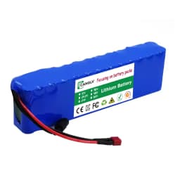 High-Capacity 13S2P 48V 7000mAh 18650 Lithium Battery Pack for Electric Vehicle Motorcycle DIY Kit with 15A BMS 54.6V 2A Charger