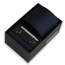 Luxury Tie Set For Men Business Gift Box Wedding Party Fashion Men Tie Set Paisley Handchief Cufflink Tie-Clip Suit Gift For Man